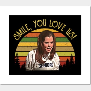 Retro Classic Smile, You Love Us Movie Gift for Fans Posters and Art